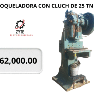 TROQUELADORA CON CLUTCH DE 25 TN