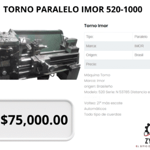 TORNO PARALELO IMOR 520-1000